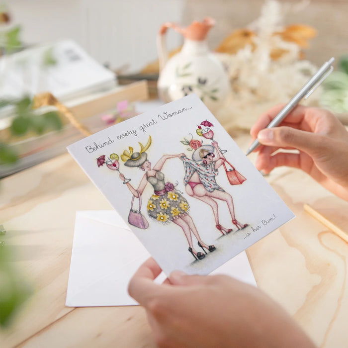 Berni Parker Behind Every Woman Card