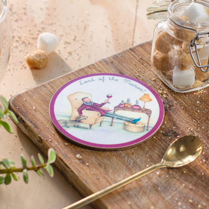 Berni Parker 'Lord Of The Manor' Coaster