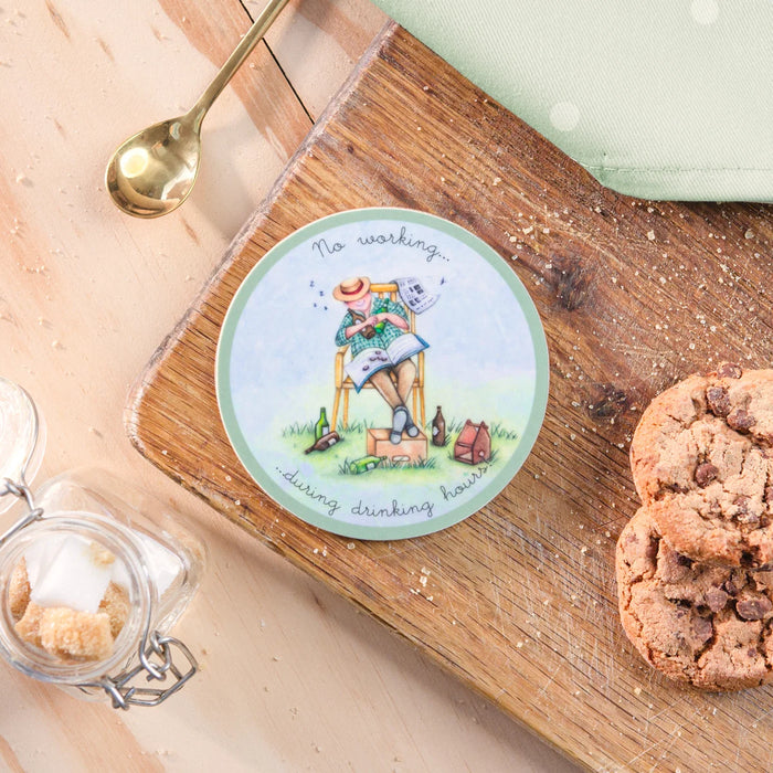 Berni Parker 'No Working' Coaster