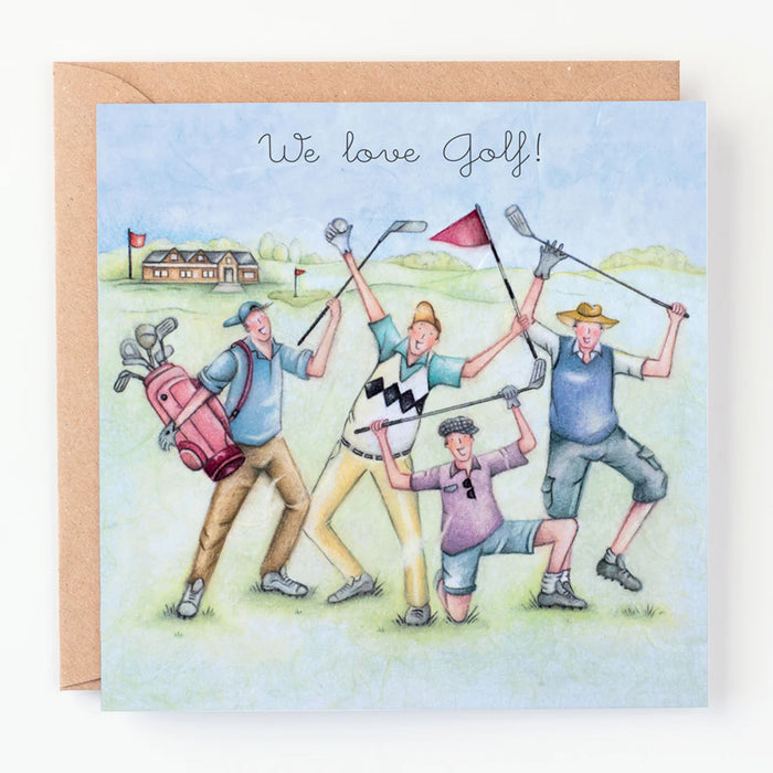 Berni Parker We Love Golf Card