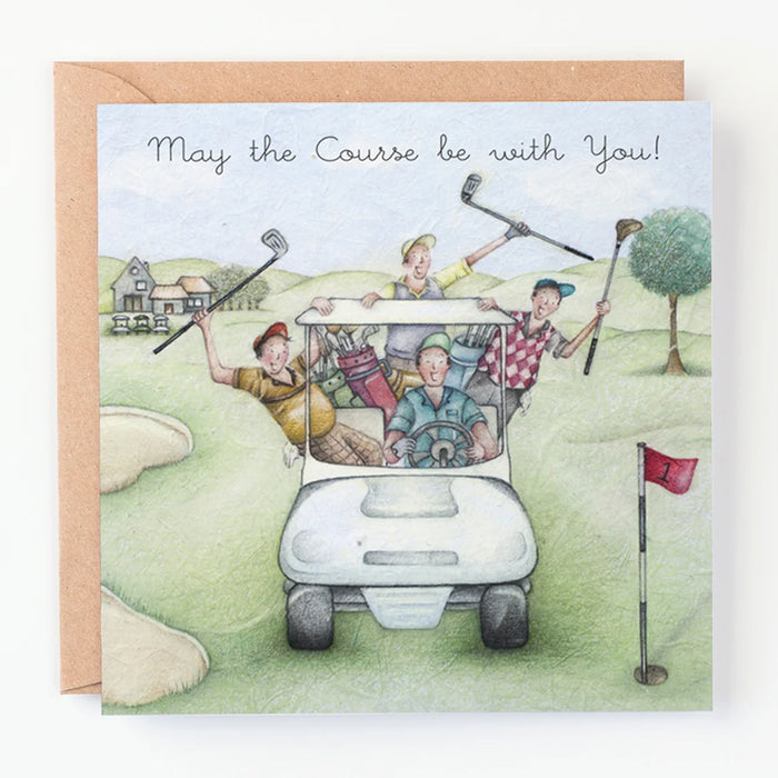 Berni Parker May The Course Be With You Card