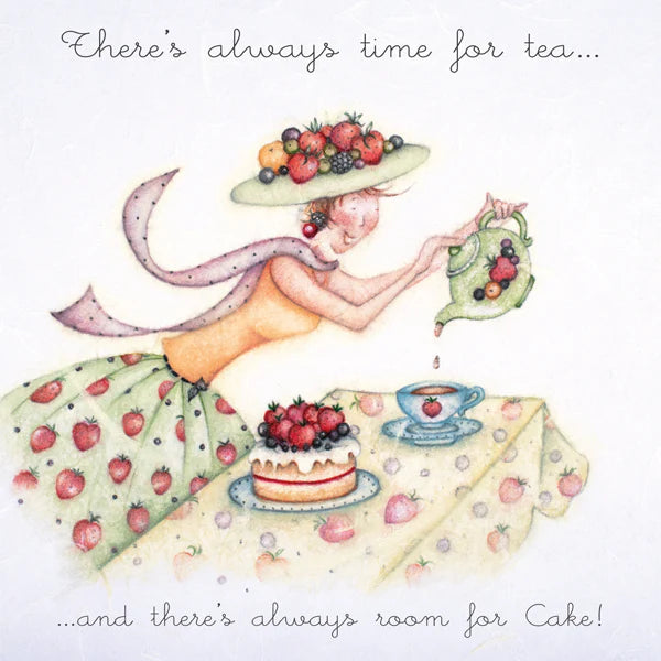 Berni Parker Always Time For Tea Card