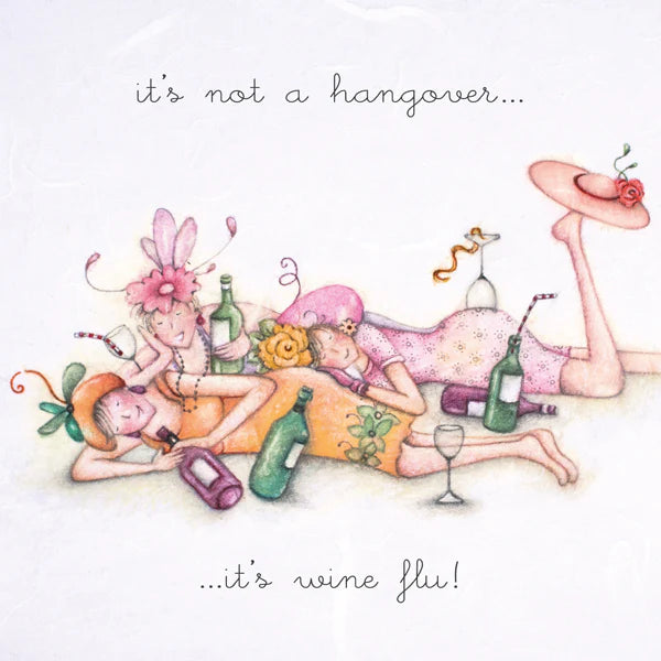 Berni Parker It's Wine Flu Card