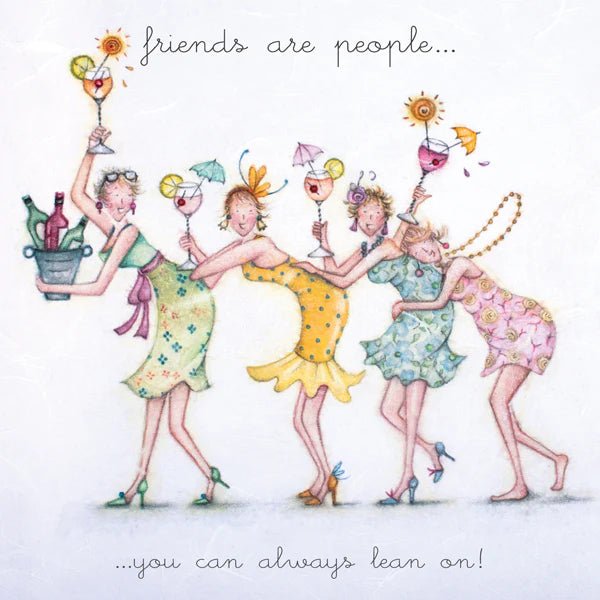 Berni Parker Friends Are People Card