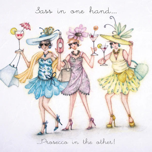 Berni Parker Sass In One Hand Card