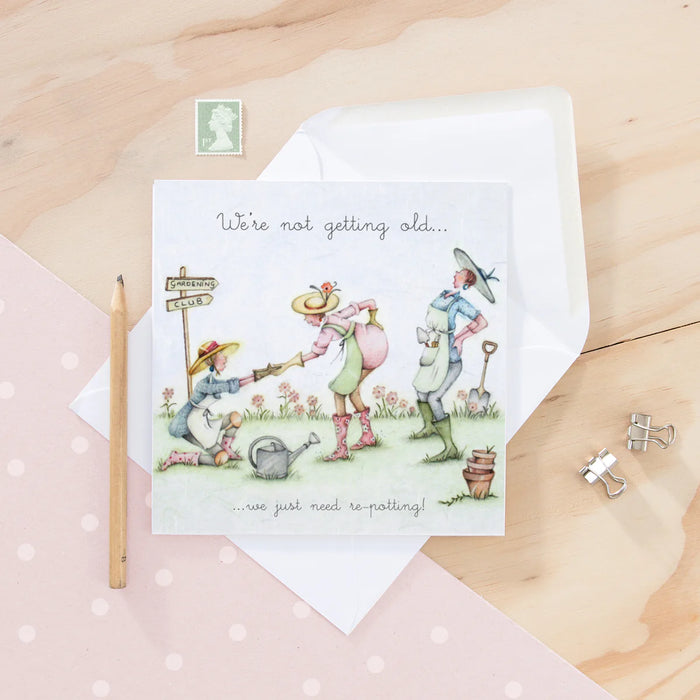 Berni Parker We're Not Getting Old Card