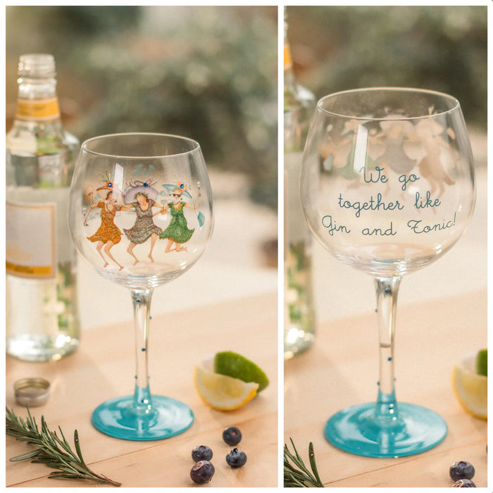 Berni Parker Gin Glass We Go Together