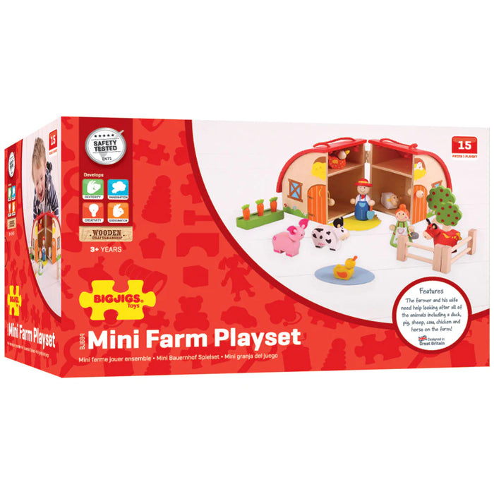 Bigjigs Mini Farm Playset