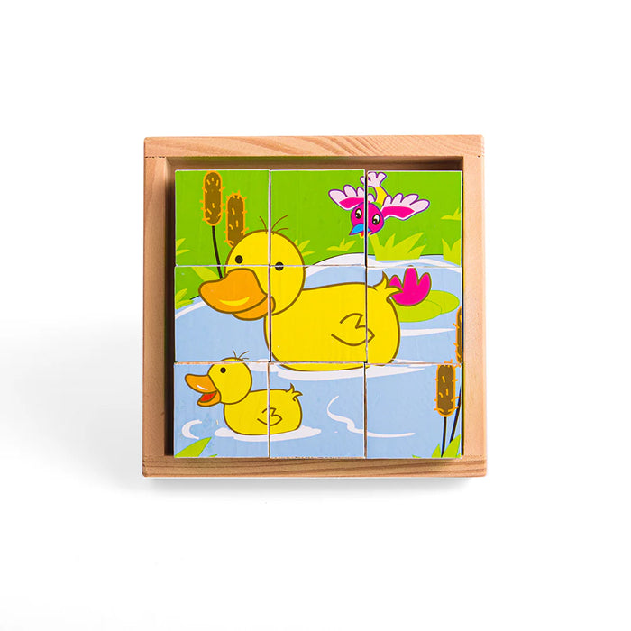 Bigjigs Farm Animal Cube Puzzle