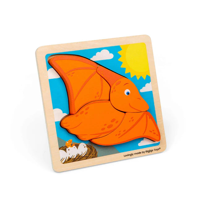 Bigjigs Chunky Lift Out Puzzle Pterodactyl