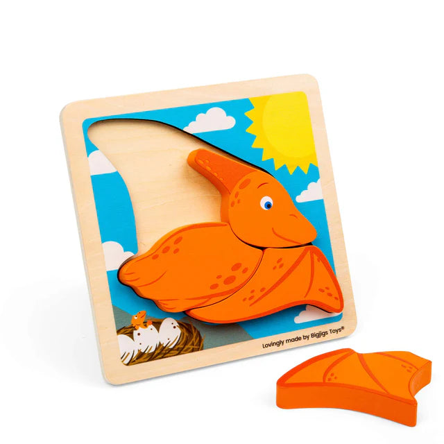 Bigjigs Chunky Lift Out Puzzle Pterodactyl