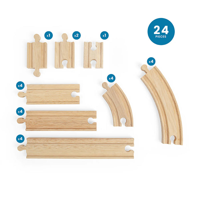 Bigjigs Rail Curves and Straights Expansion Pack