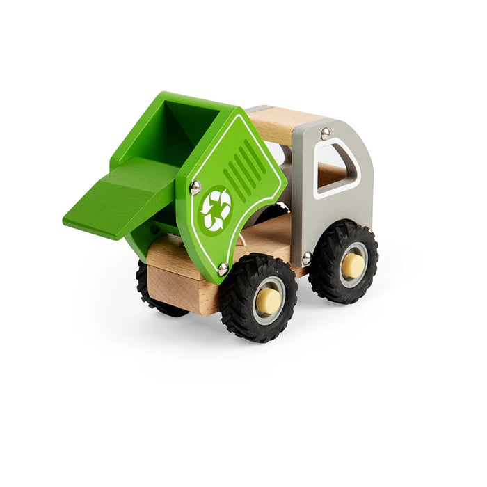 Bigjigs Mini Green Recycling Truck