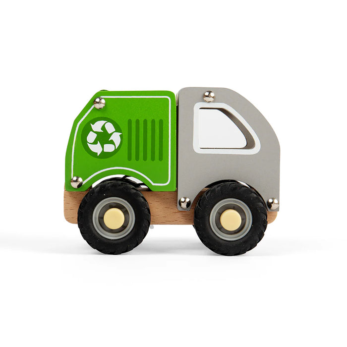 Bigjigs Mini Green Recycling Truck