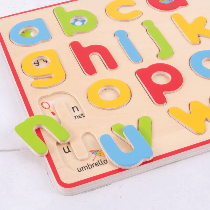 Bigjigs Inset Puzzle Lowercase Alphabet