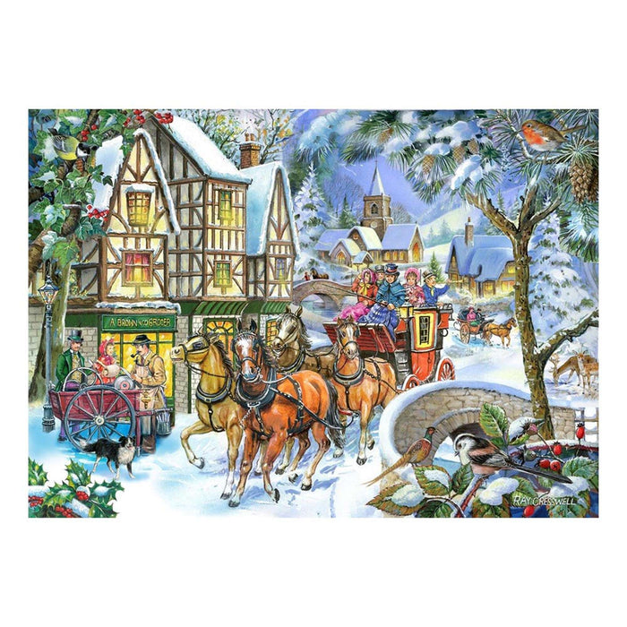 Snow Coach BIG 500 Piece Jigsaw Puzzle