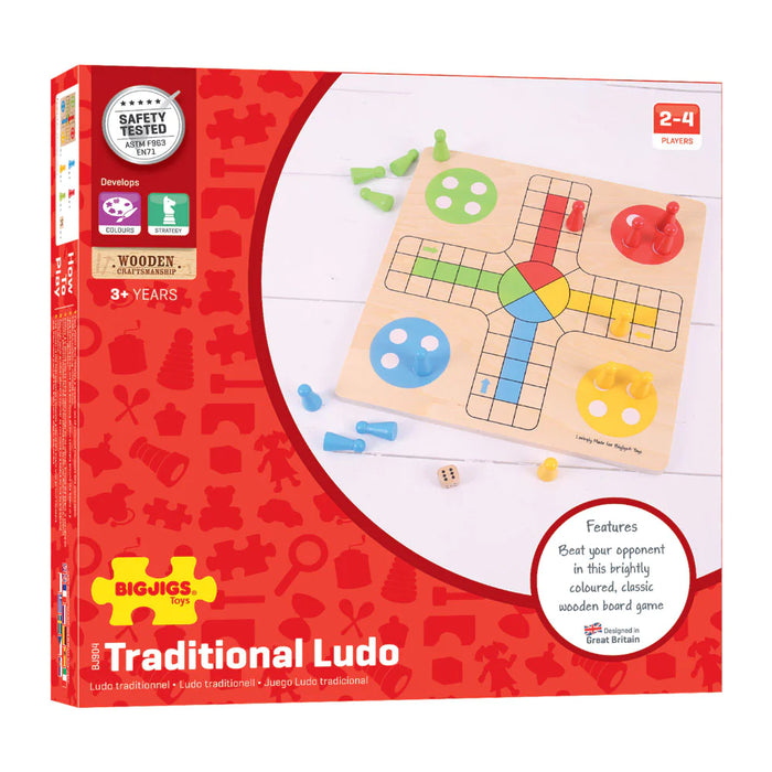 Bigjigs Traditional Ludo Game