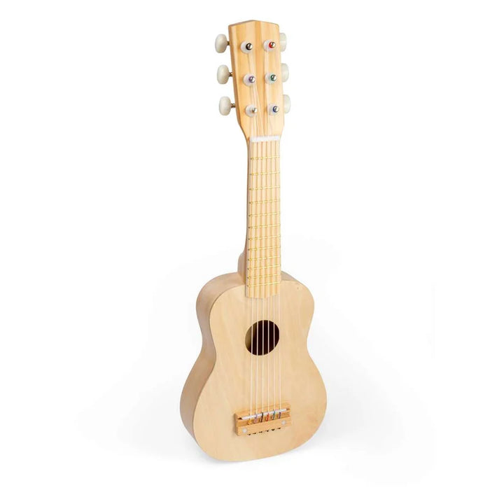 Bigjigs Natural Guitar Wooden Toy Musical Instrument