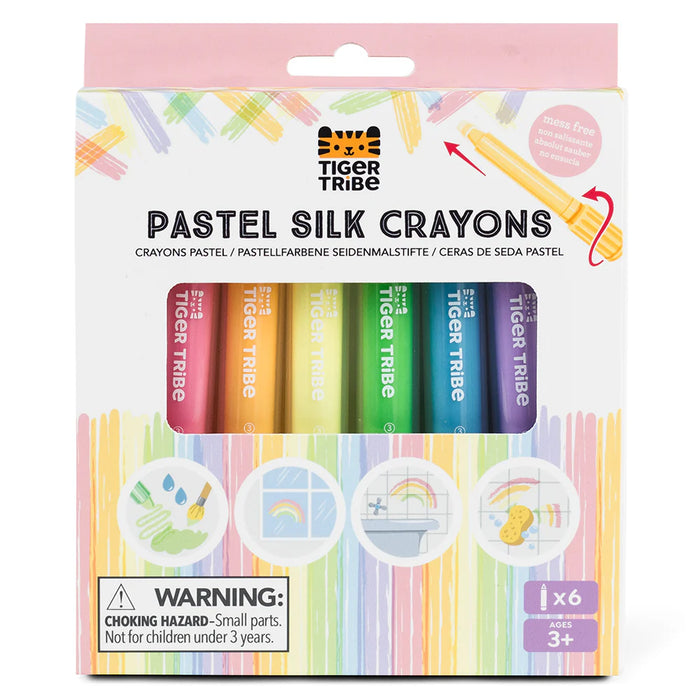 Bigjigs Pastel Silk Crayons