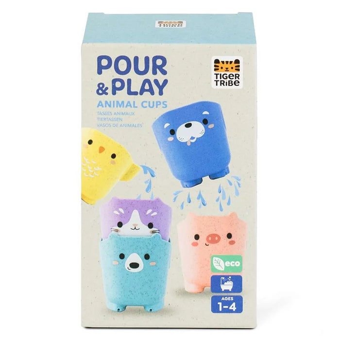 Bigjigs Pour & Play - Animal Cups