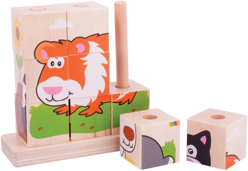 Bigjigs Stacking Blocks Pets