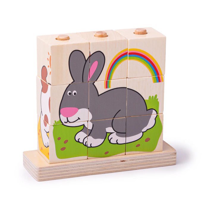 Bigjigs Stacking Blocks Pets