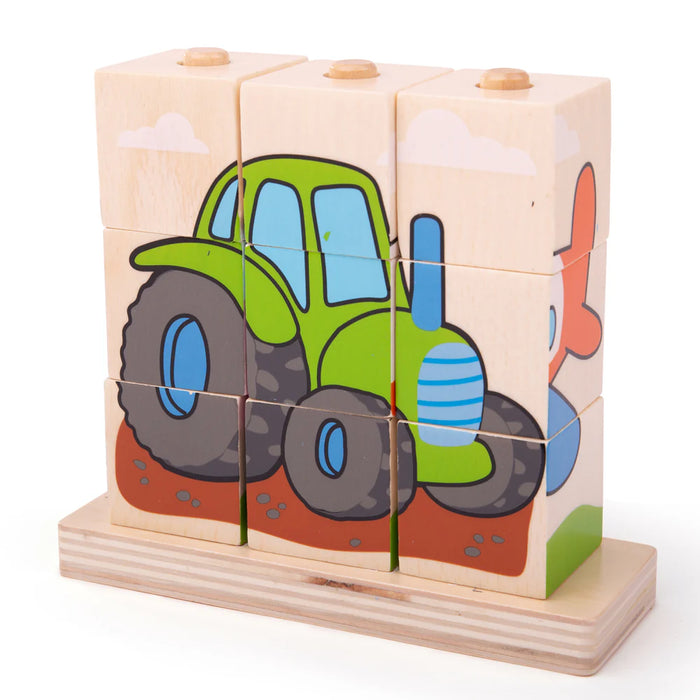 Bigjigs Stacking Blocks Transport