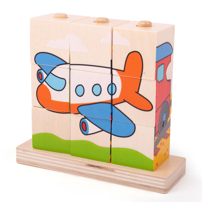 Bigjigs Stacking Blocks Transport