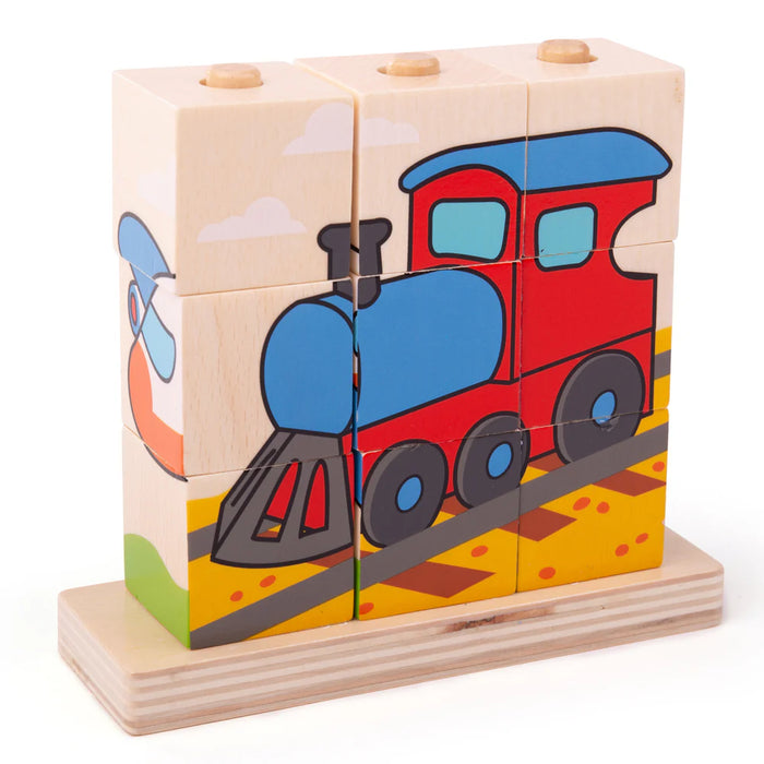 Bigjigs Stacking Blocks Transport