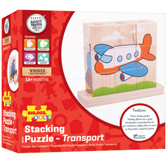 Bigjigs Stacking Blocks Transport