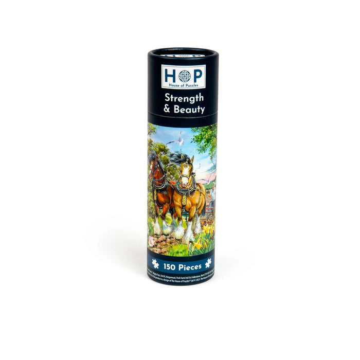 Bigjigs Strength & Beauty Puzzle Tube 150 Piece