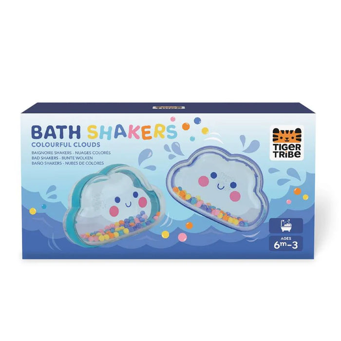 Bigjigs Tiger Tribe Bath Shakers Colourful Clouds