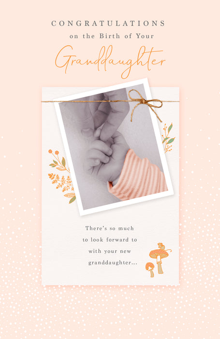 UKG 'Congratulations On The Birth Of Your Granddaughter' Card
