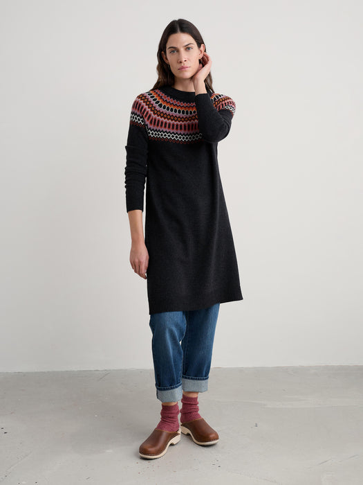 Seasalt Women's Bird Ring Dress In Modernist Elderberry Onyx