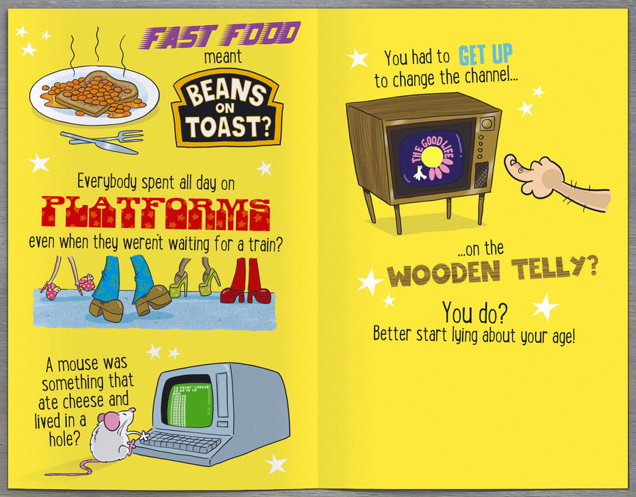 UKG Wow 60 Years Is A Long Time Birthday Card