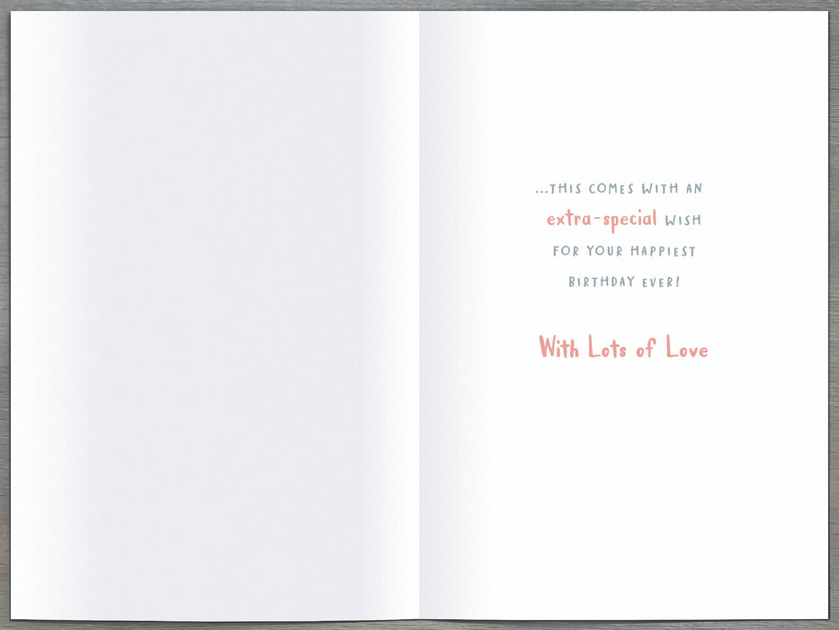 UKG For You daughter Because You're So Special Birthday Card