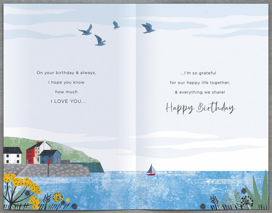 UKG 'For My Amazing Husband' Birthday Card