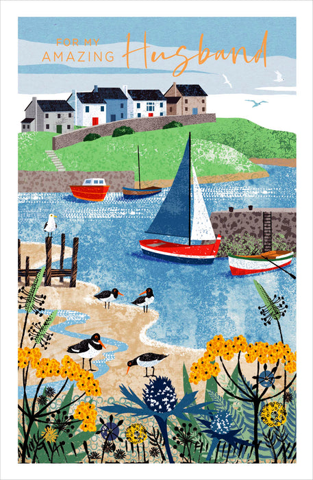 UKG 'For My Amazing Husband' Birthday Card