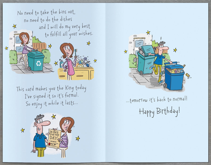 UKG A Birthday Poem For My Husband Card