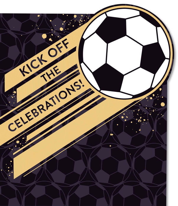 UKG Kick Off The Celebrations Birthday Card