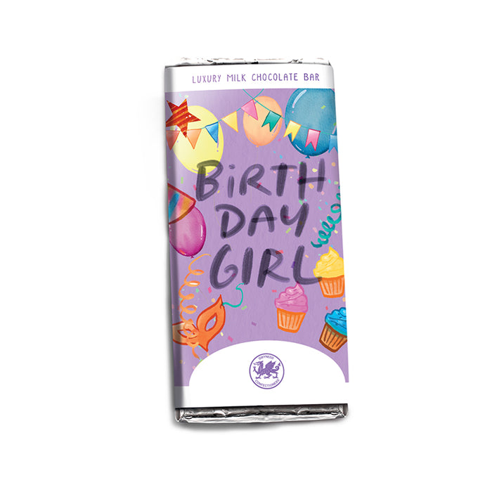 Birthday Girl Milk Chocolate Bar 85g