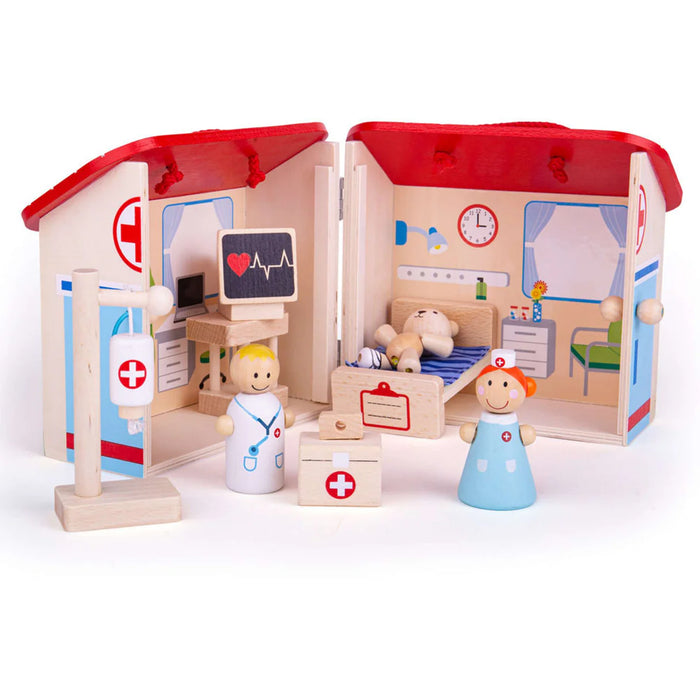 BigJigs Mini Toy Hospital Playset