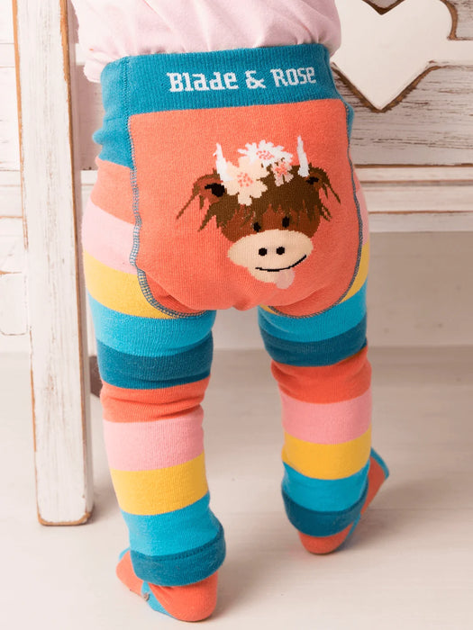 Blade & Rose Bonnie Highland Cow Leggings