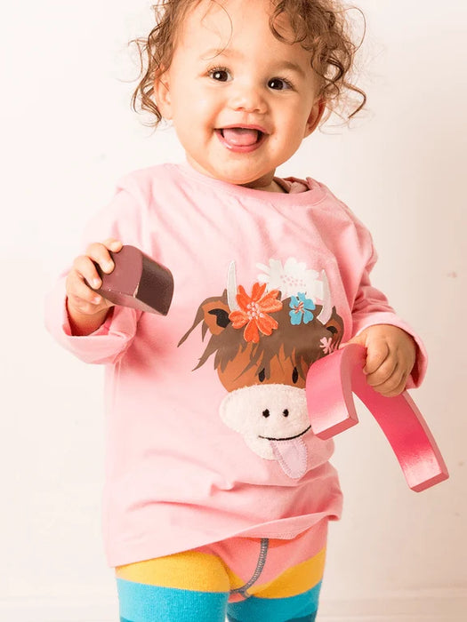 Blade & Rose Bonnie Highland Cow Top