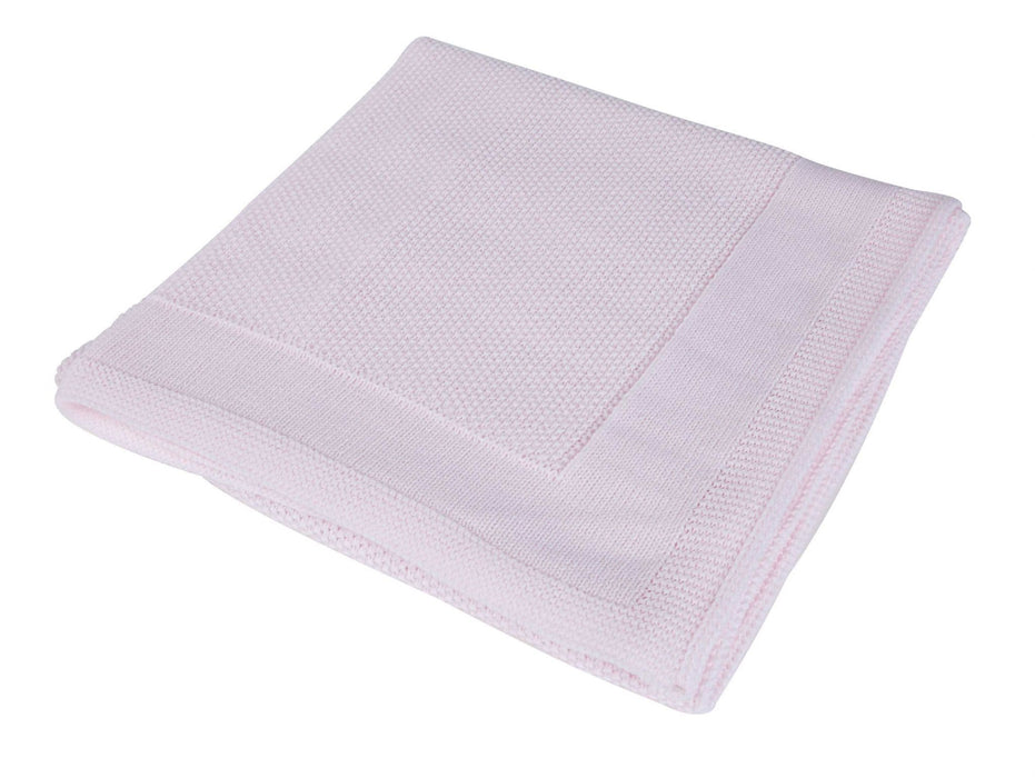 Dandelion Pink New Baby Receiving Shawl