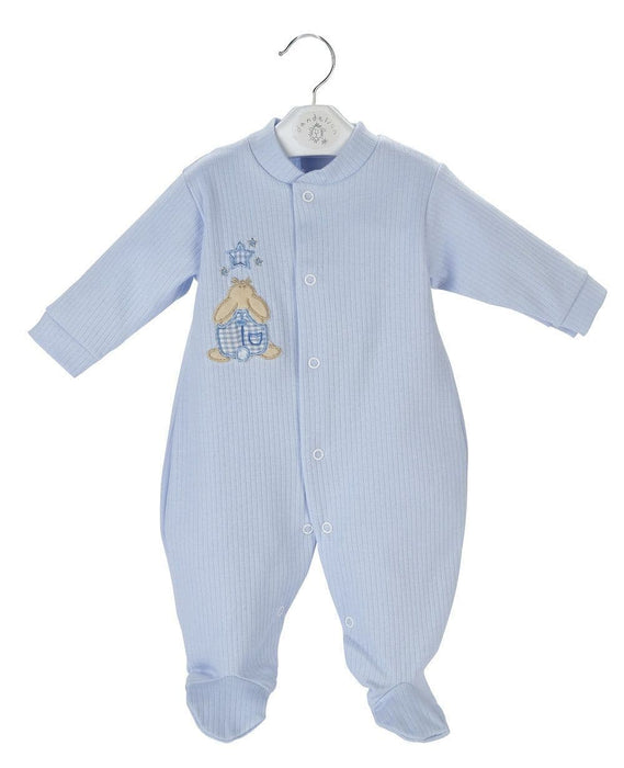 Kite Rabbit & Star Cotton Sleepsuit Blue