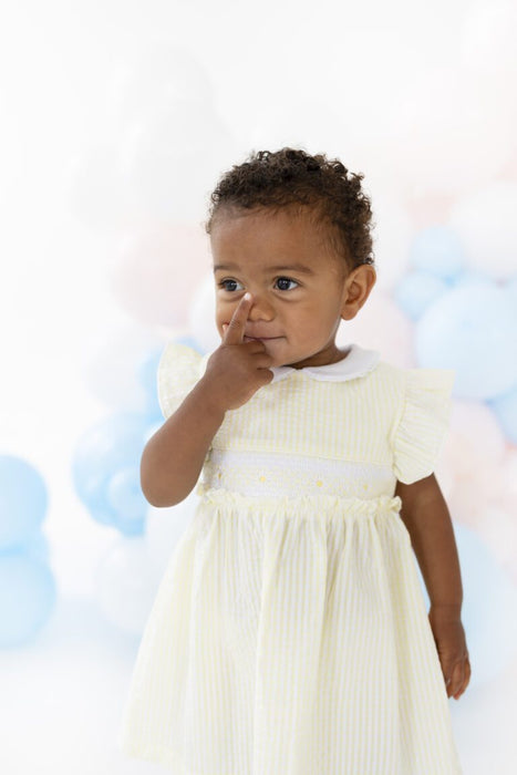 Blues Baby Annecy Lemon Smocked Dress
