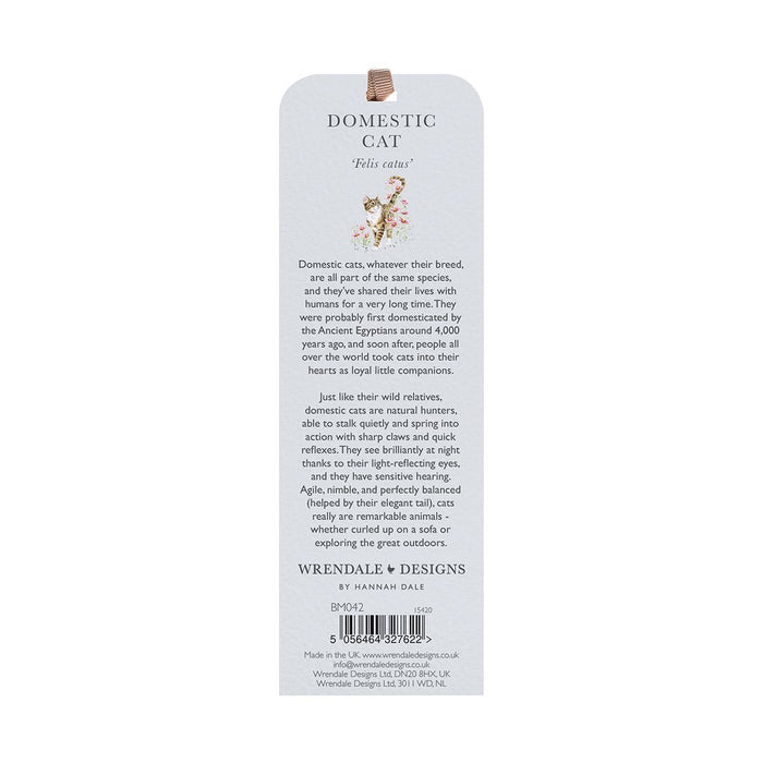 Wrendale 'Harmony' Cat Bookmark