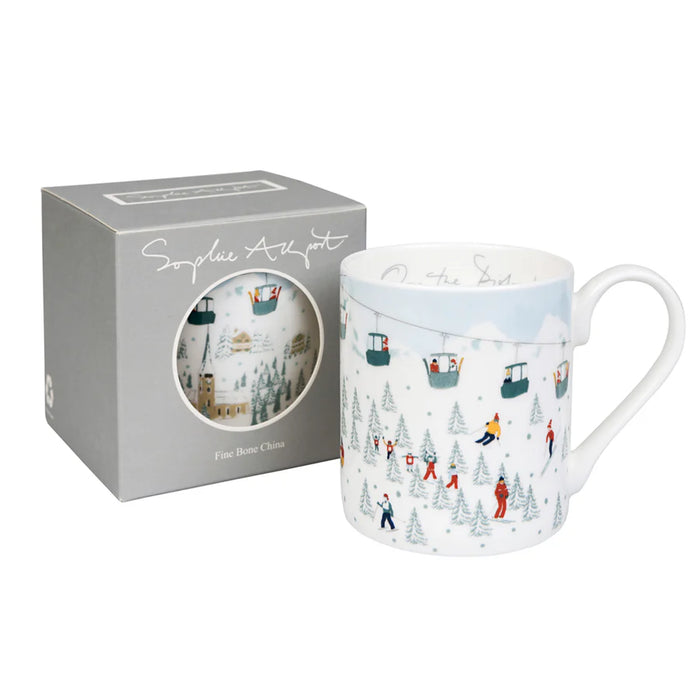 Sophie Allport Skiing On the Piste Mug