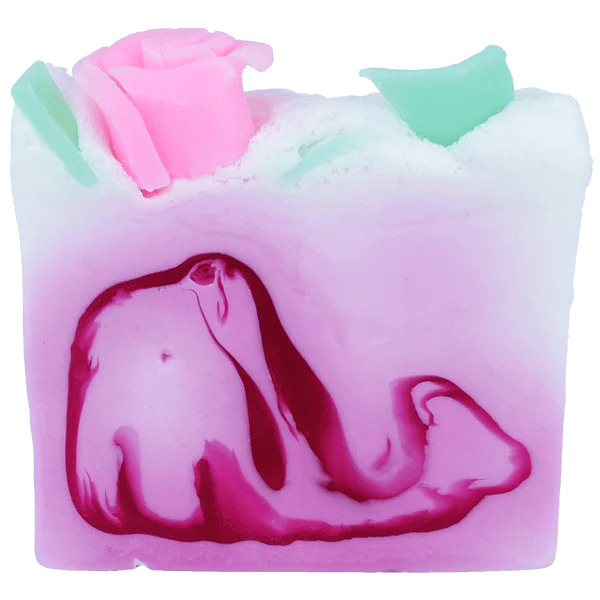 Bomb Cosmetics Kiss from a Rose Soap Slice